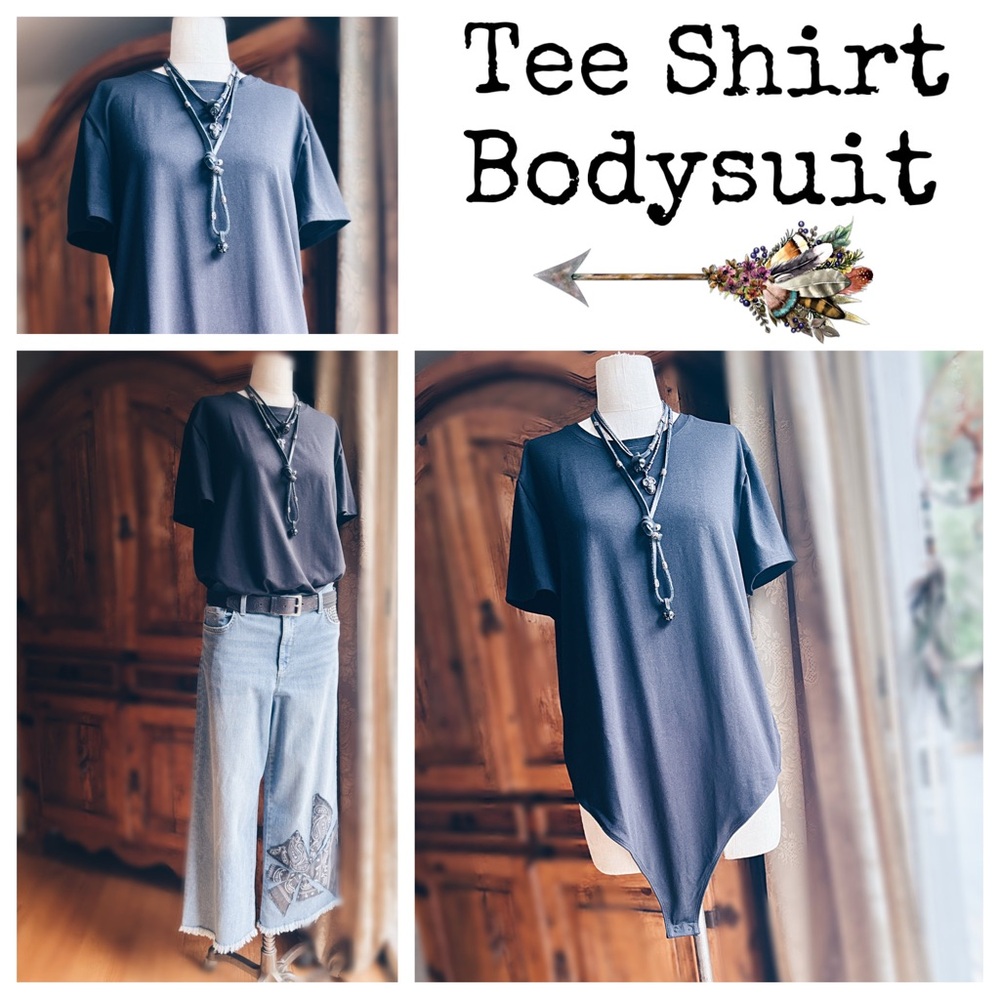 GAP Soft Stretch Cotton-Modal T-Shirt Bodysuit | NWT Crewneck Short Sleeve